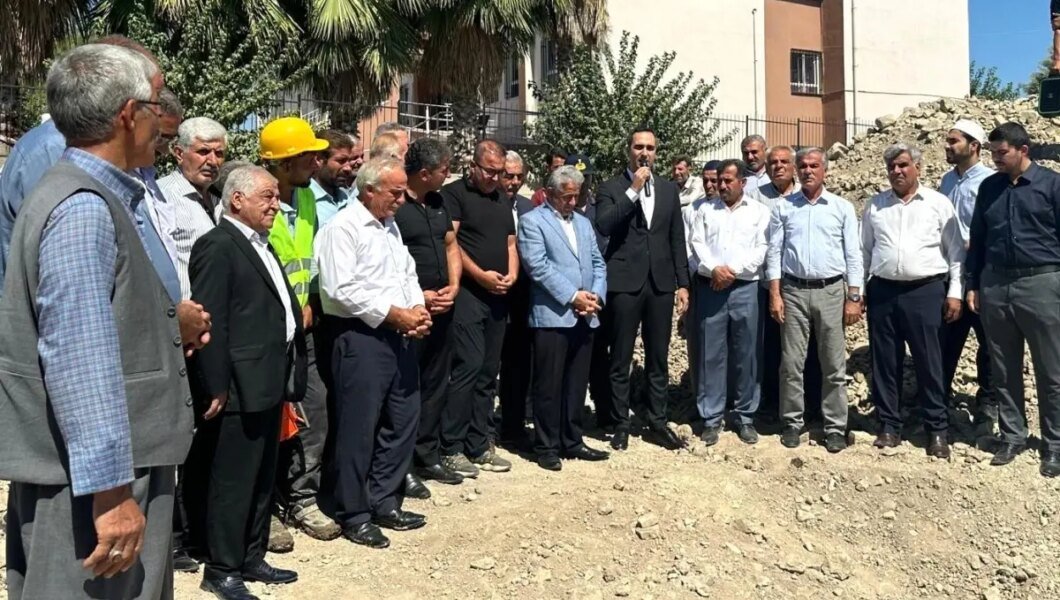 Adıyaman’ın Samsat ilçesinde cami ve taziye evi için temel atıldı