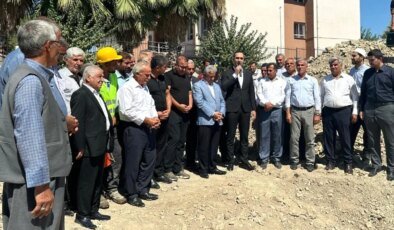 Adıyaman’ın Samsat ilçesinde cami ve taziye evi için temel atıldı