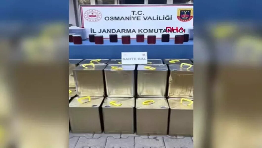 Osmaniye’de 1 Ton Sahte Bal Ele Geçirildi