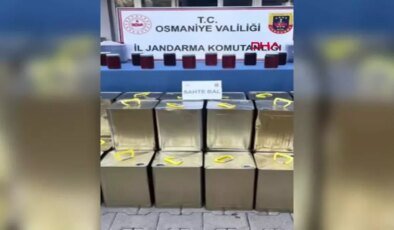 Osmaniye’de 1 Ton Sahte Bal Ele Geçirildi