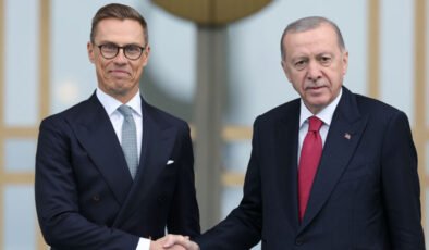 Cumhurbaşkanı Erdoğan ile Finlandiyalı mevkidaşı Stubb’dan ortak basın toplantısı
