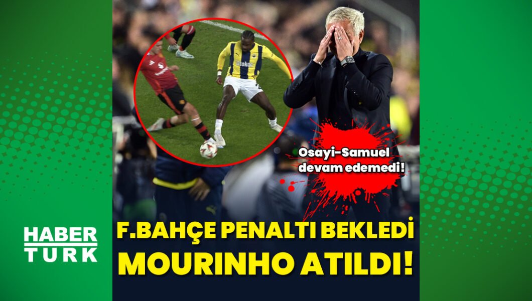 Fenerbahçe penaltı bekledi, Mourinho atıldı!