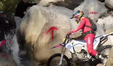 Kemer’de Ailece Motosiklet Yarışı