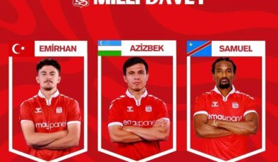 Sivasspor’dan 3 Oyuncu Milli Takıma Seçildi