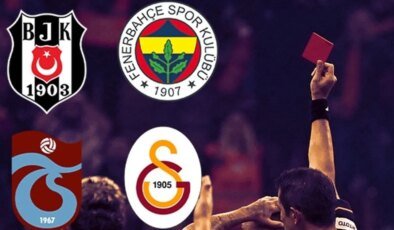 Süper Lig’de son 5 sezonda en çok kart gören takımlar belli oldu! Zirvede sürpriz takım…