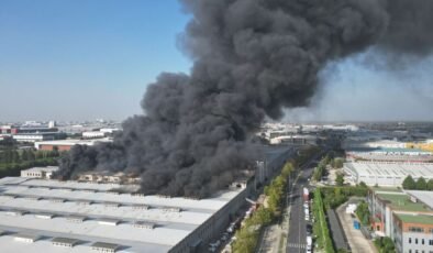 Tekirdağ’da deri üreten fabrikada büyük yangın! 9. saatte kontrol altına alındı