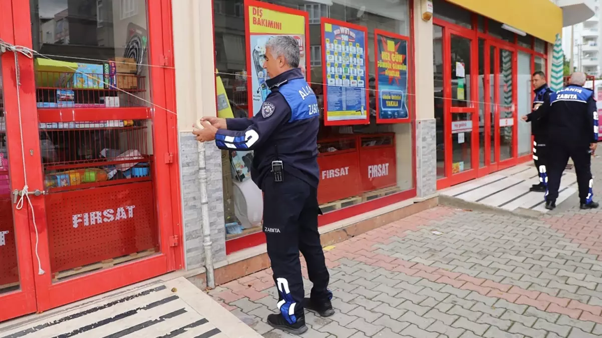 Alanya’da bir zincir market şubesi mühürlendi