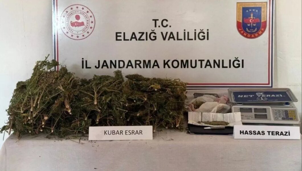 Elazığ’da Esrar Operasyonu: 3 Kilo Ele Geçirildi