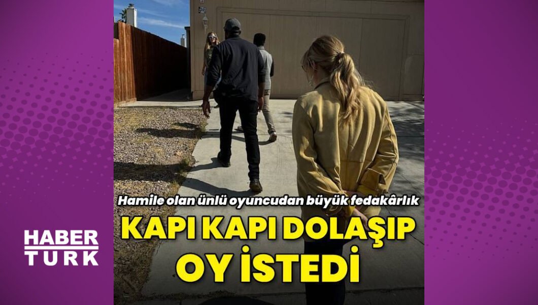 Jennifer Lawrence kapı kapı dolaşıp Kamala Harris’e oy istedi