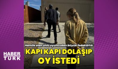 Jennifer Lawrence kapı kapı dolaşıp Kamala Harris’e oy istedi