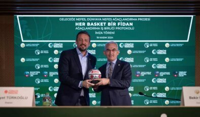 TBF ve Orman Genel Müdürlüğü’nden ‘Her Basket Bir Fidan’ İş Birliği