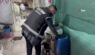 Bursa’da 9.865 Litre Sahte Alkol Ele Geçirildi