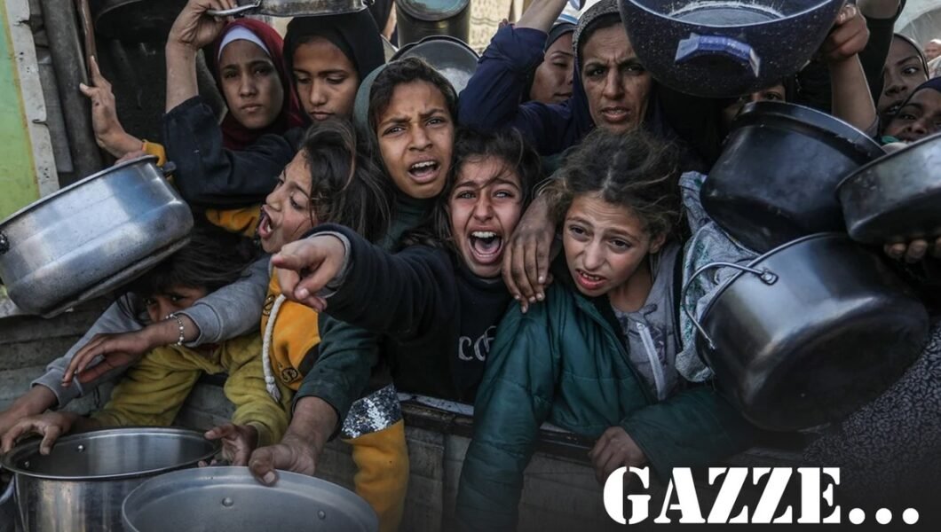 Gazze’de Filistinlilere yemek dağıtıldı