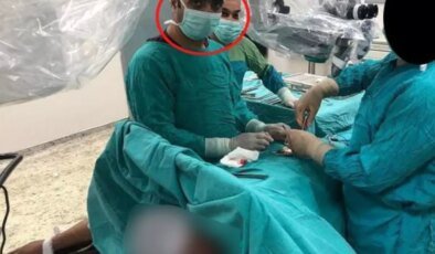 Temizlik görevlisi ameliyata girdi iddiası: Görüntüler ortaya çıktı