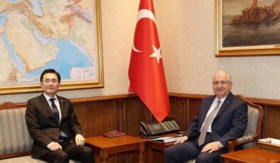Bakan Güler, Kore Cumhuriyeti Büyükelçisi Jeong’u kabul etti