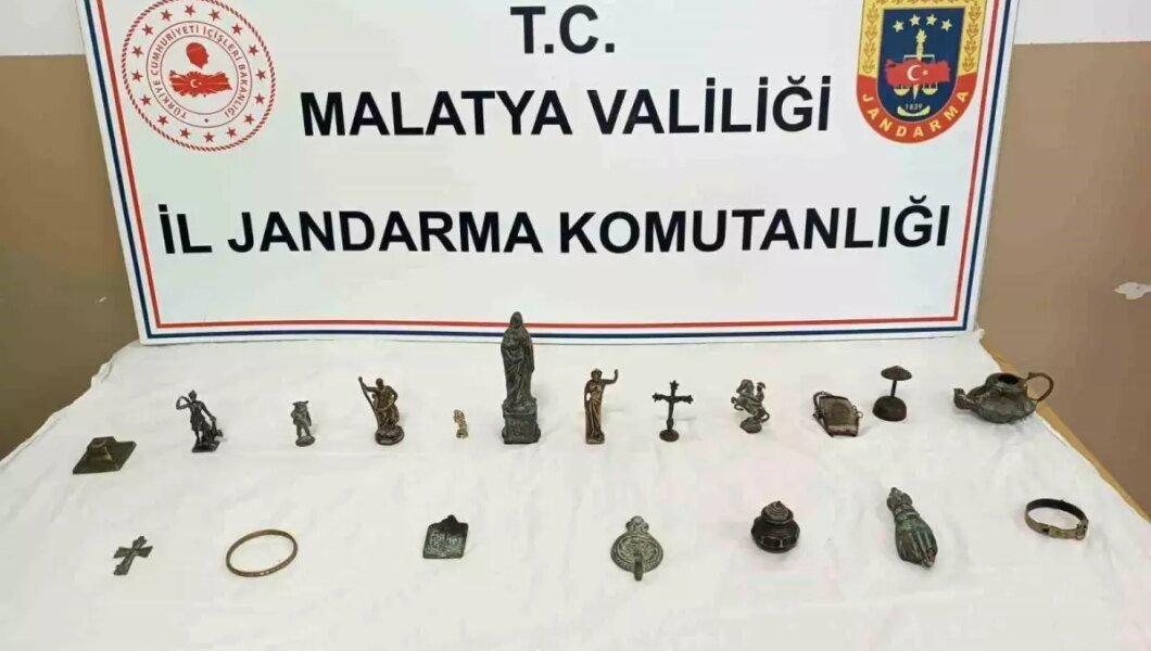 Malatya’da Tarihi Eser Kaçakçılığı Operasyonu