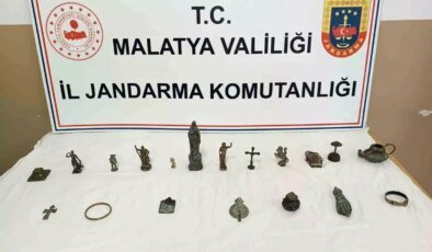 Malatya’da Tarihi Eser Kaçakçılığı Operasyonu