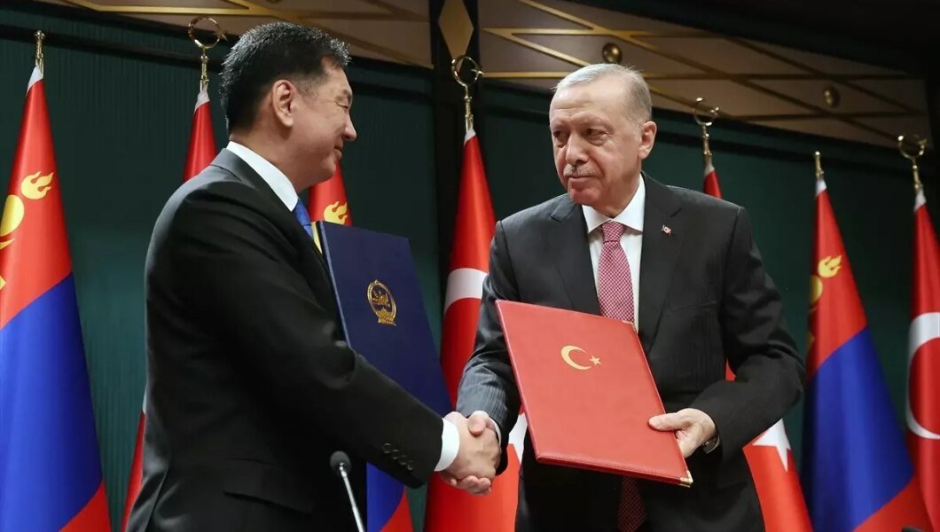 Moğolistan Cumhurbaşkanı Khurelsukh, Cumhurbaşkanı Erdoğan ile ortak basın toplantısında konuştu Açıklaması