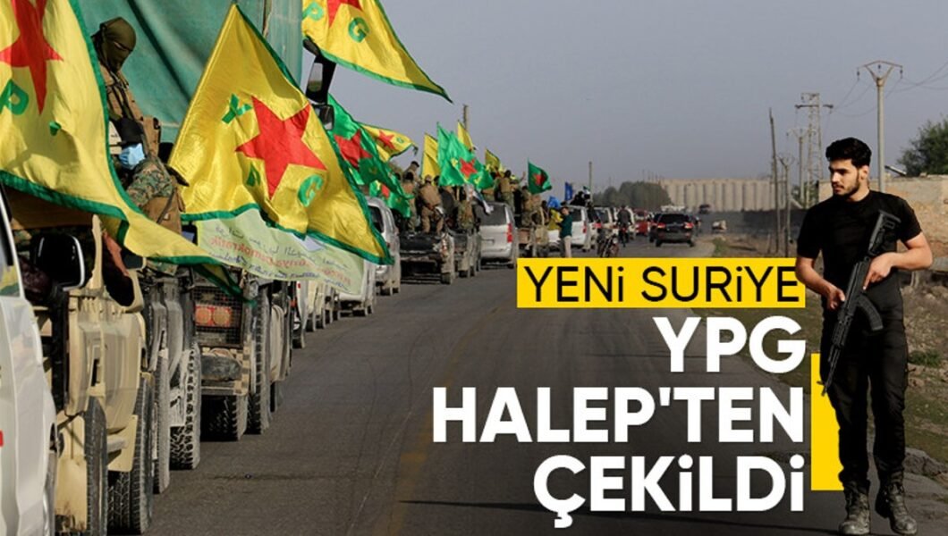Suriye’de SDG anlaşmasından sonra PKK/YPG’li teröristler Halep’ten çekiliyor